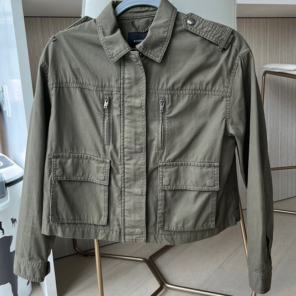 Banana republic army green jacket